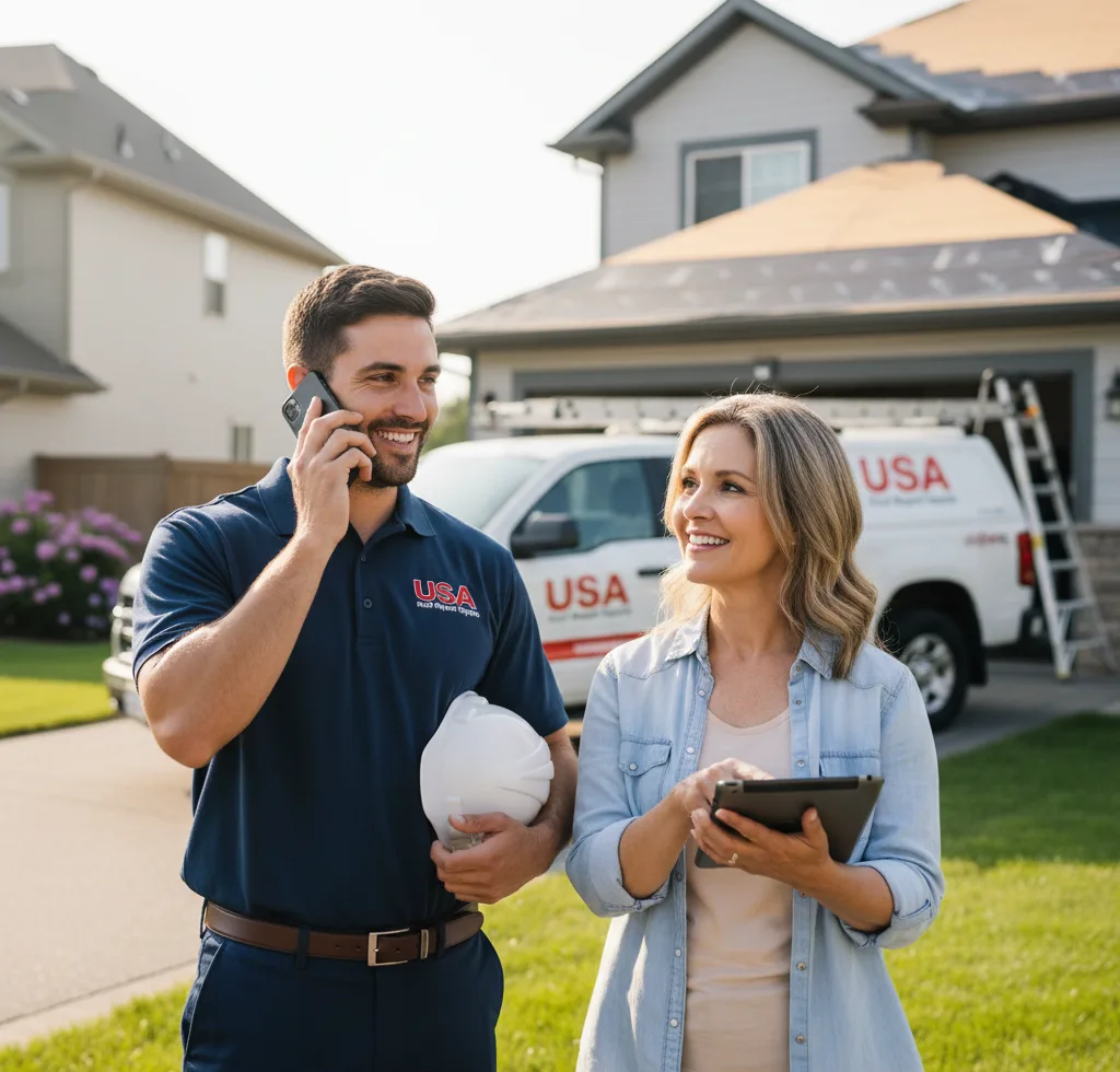 USA Roof Repair Experts customer support in Solomon